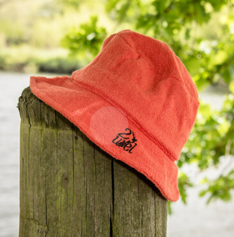 2WEL - Towelling Bucket Hat - Orange