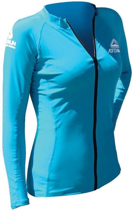 Adrenalin - Womens - 2P Thermal ZipTop Long Sleeve - Aqua