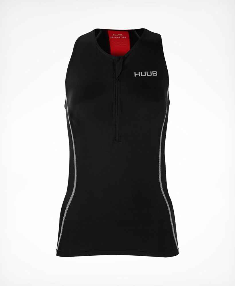 HUUB - Womens - Essential Tri Top - Back/Red