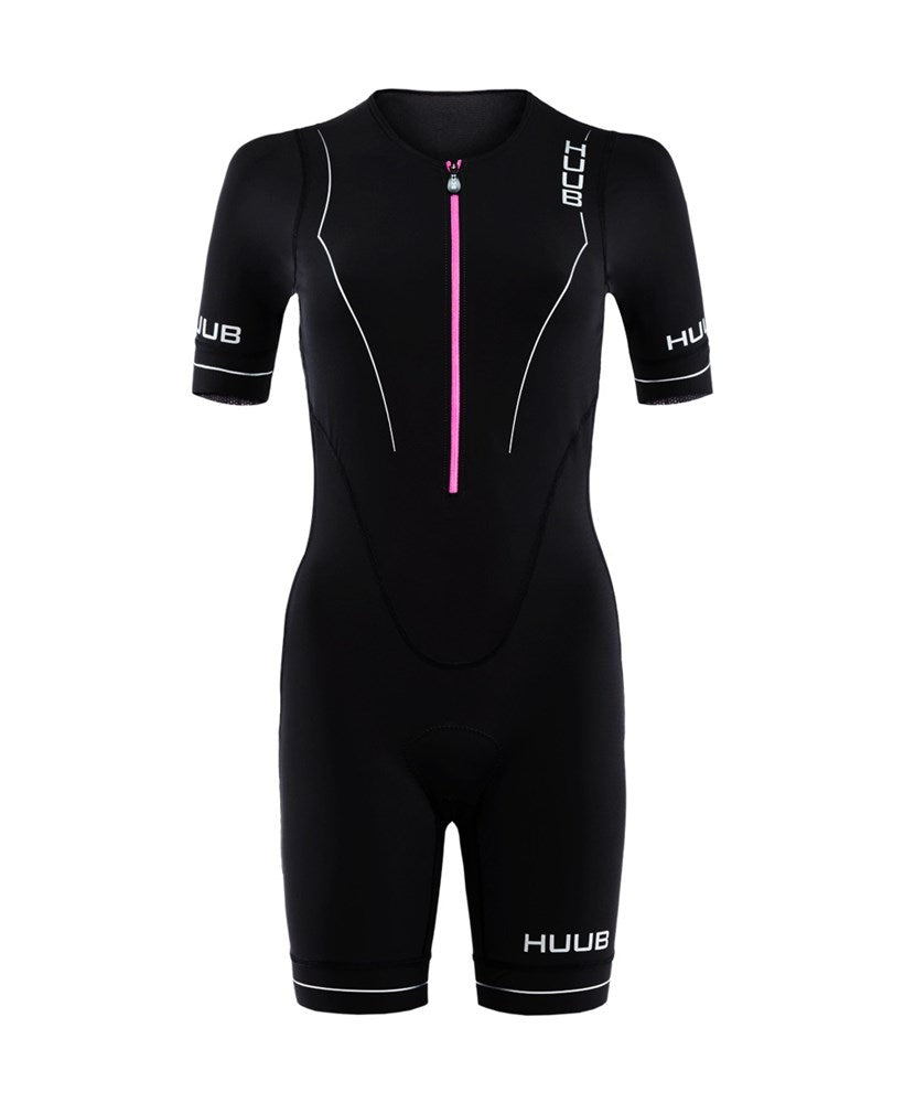 HUUB - Womens - Aura Long Course Tri Suit - Black/Purple