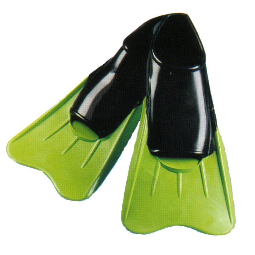 Tanga - Aqualine Pool Training Fins Green - Short Blade