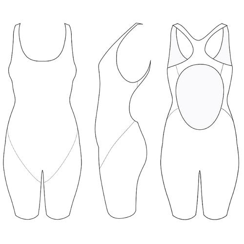 Teamline - Womens Olympic Back Kneeskin Template