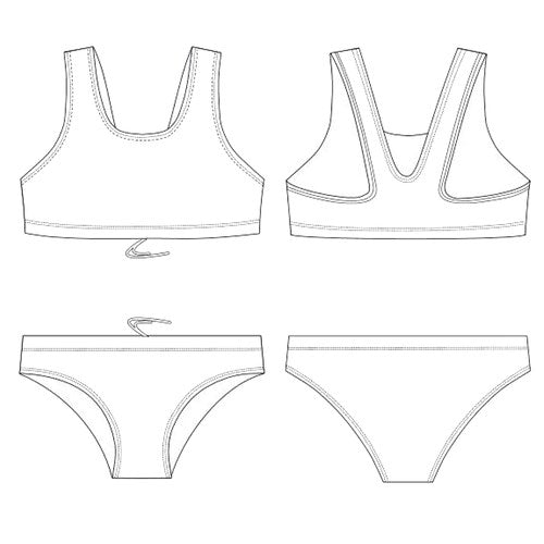 Teamline - Womens Tank Bikini Template