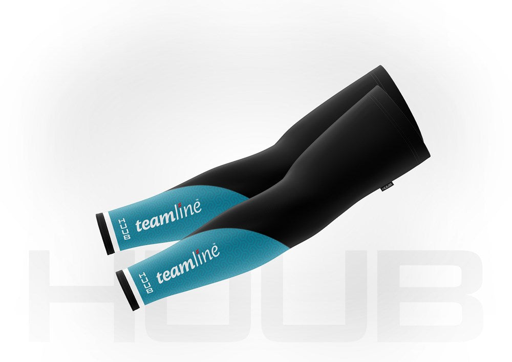 HUUB - Custom Core Cycling Arm Warmers - Blue/Black