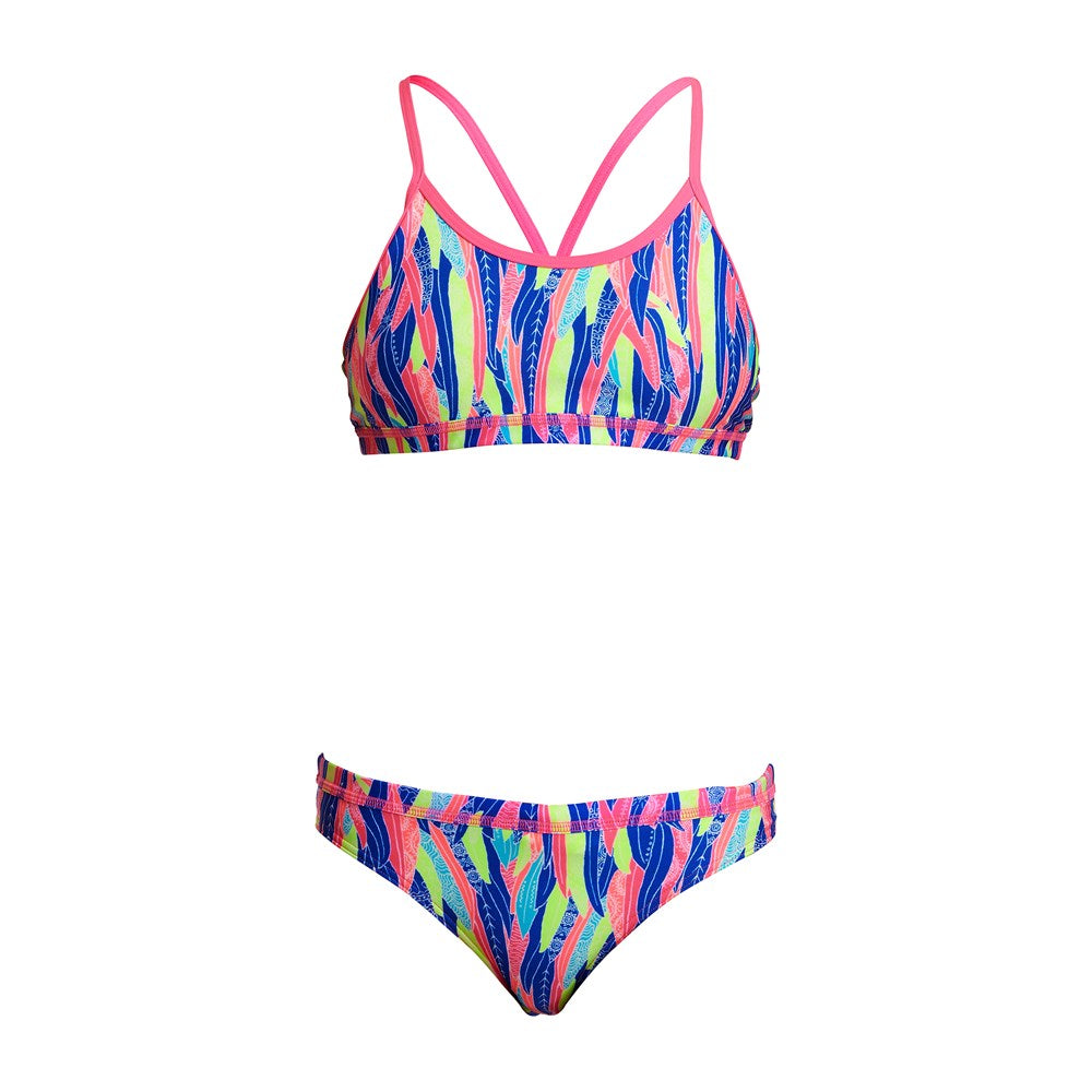 Funkita - Girls - Racerback Two Piece Swimsuit - Wing Tips