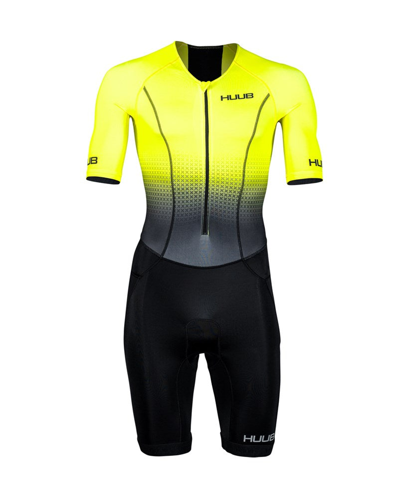 HUUB - Mens - Commit Long Course Tri Suit - Fluo Yellow