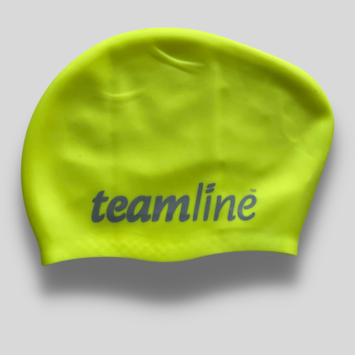 Teamline - Suede Silicone Swim Cap Long Hair - Assorted Colours