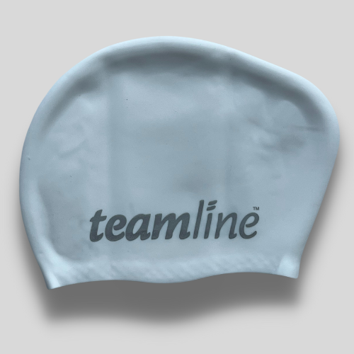 Teamline - Suede Silicone Swim Cap Long Hair - Assorted Colours