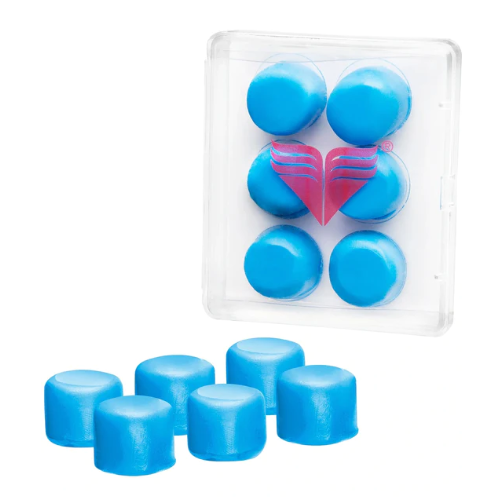 TYR - Youth Silicone Ear Plugs 3 pairs - Blue or Pink