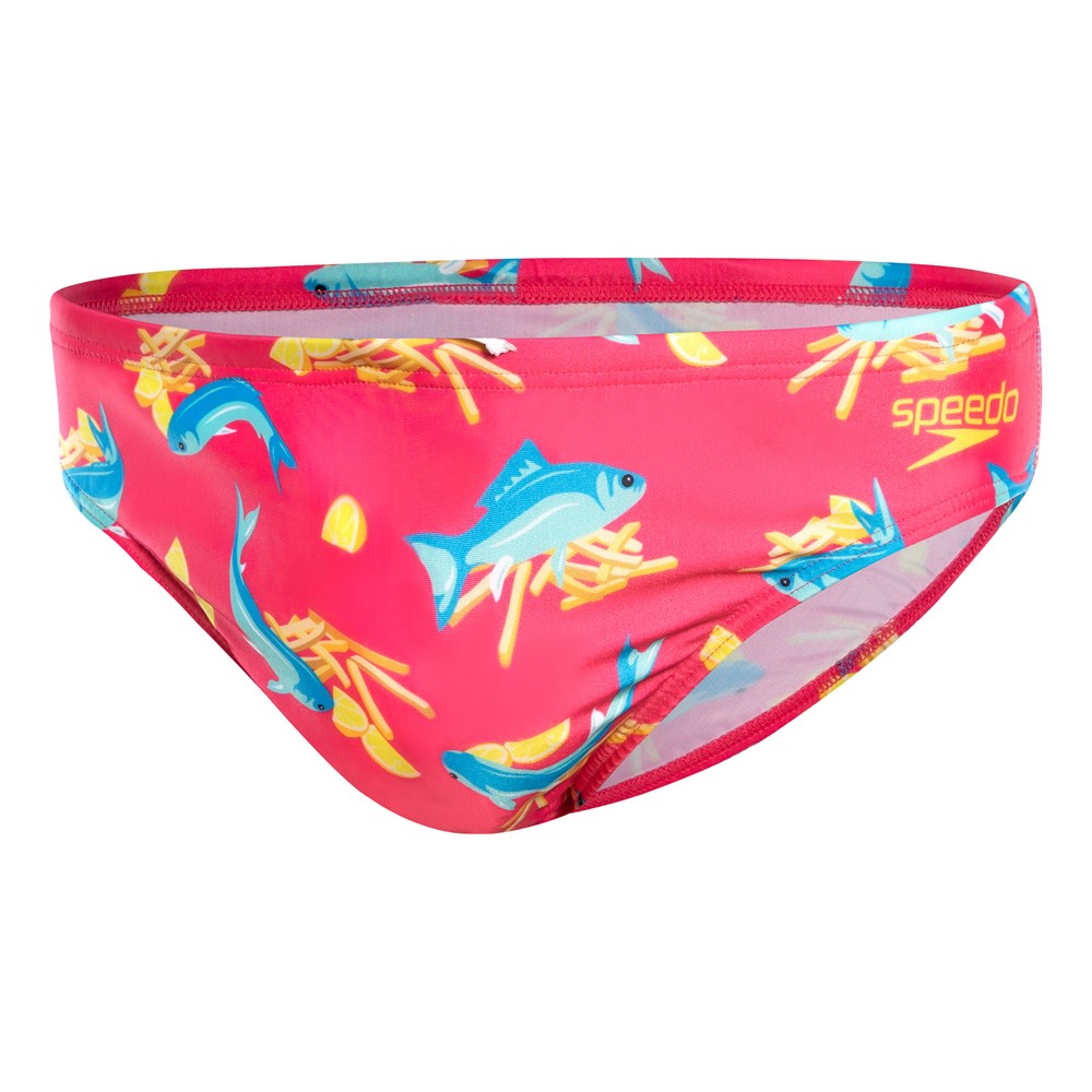 Speedo - Mens - Eco Endurabrite 5cm Brief - Fish & Chips