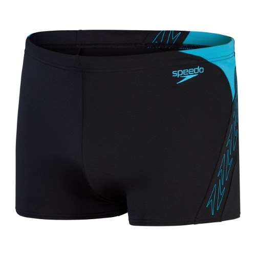 Speedo - Mens - HyperBoom Splice Aquashort - Black/Bolt