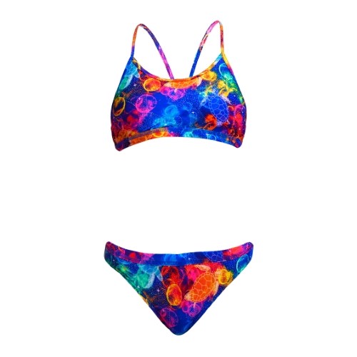 Funkita - Girls - Racerback Two Piece - Ocean Galaxy