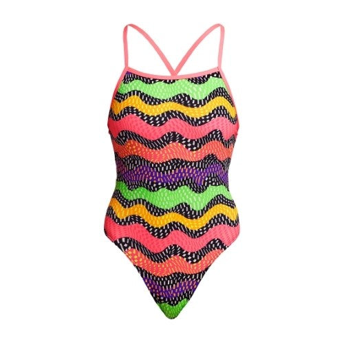 Funkita - Womens - Tie Me Tight One Piece Swimsuit - Worm Burner