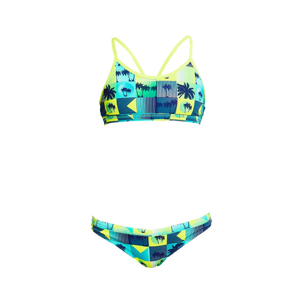 Funkita - Girls - Racer Back Bikini - Pop Tropo