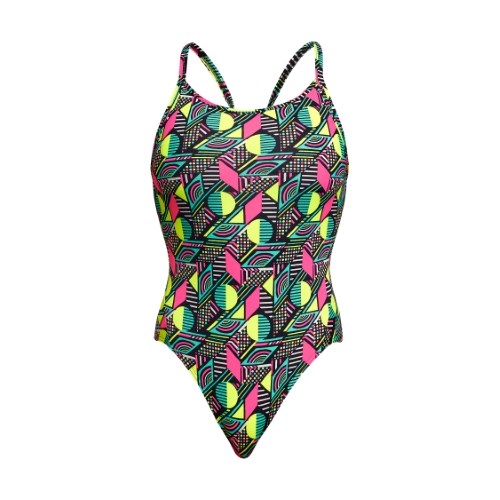 Funkita - Womens - Diamond Back One Piece - Dot Matrix