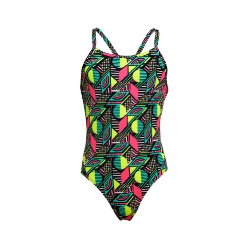 Funkita - Girls - Diamond Back One Piece - Dot Matrix