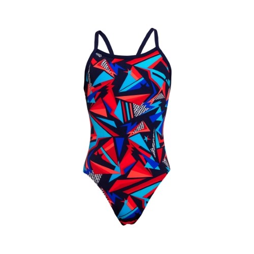 Funkita - Girls - Single Strap One Piece - Patriot Beat