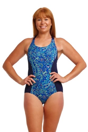 Funkita - Womens - Brace Me Back One Piece - Blues Festival