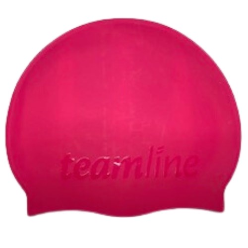 Teamline - Suede Euro Silicone Translucent Printed Swim Cap - Various Colours Available