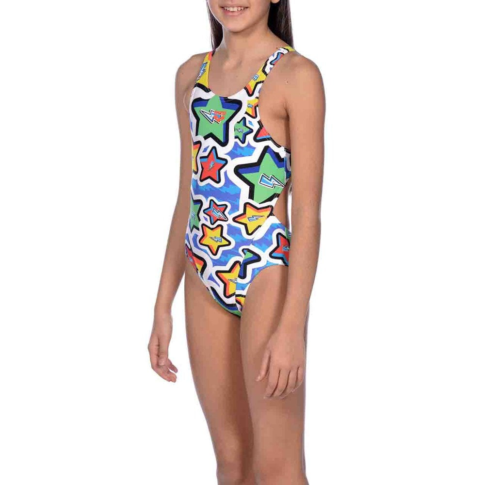 Arena - Girls - Frolic Junior Tech Back One Piece