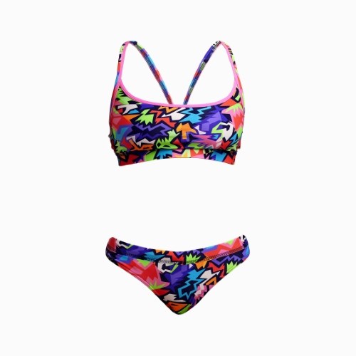 Funkita - Womens - Sports Top - Sharp Edges