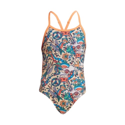 Funkita - Girls - Twisted One Piece - Free Love