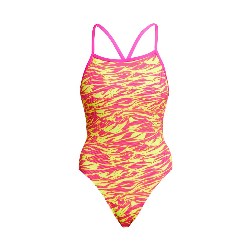 Funkita - Womens - Tie Me Tight One Piece Swimsuit - Snow Caps