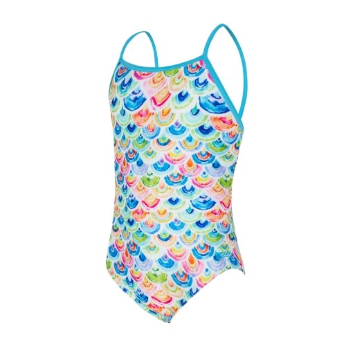 Zoggs - Girls - Yaroomba Floral One Piece - Sea Scale