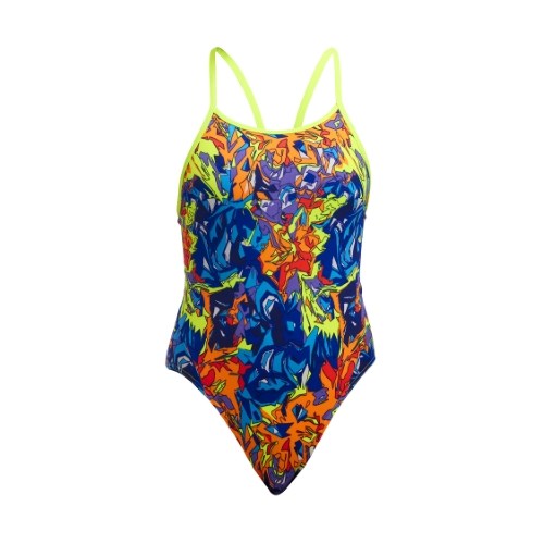 Funkita - Girls - Diamond Back One Piece - Mixed Mess