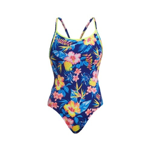 Funkita - Womens - Diamond Back One Piece - In Bloom