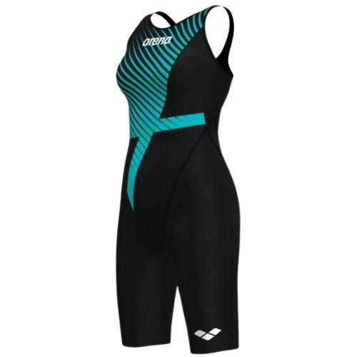 Arena - Womens - Powerskin Carbon Core FX Full Body Short Leg Open Back - Limited Edition Blue Diamond