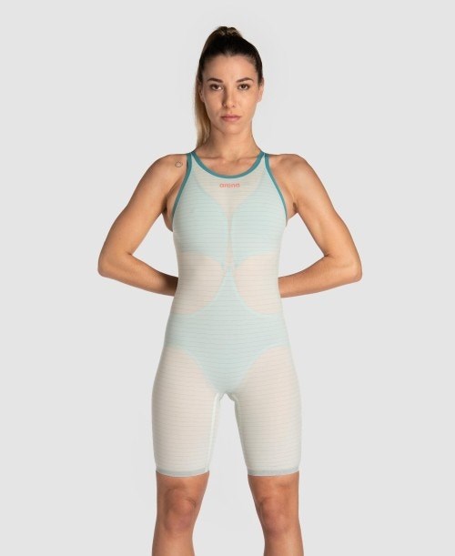 Arena - Womens - Powerskin Carbon Air2 Open Back Kneeskin - Limited Edition Soothing Sea