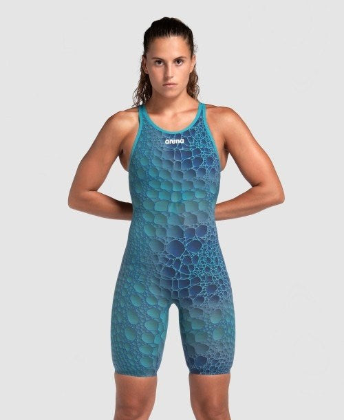 Arena - Womens - Powerskin Carbon Air2 Open Back Kneeskin - Limited Edition Abyss Caimano