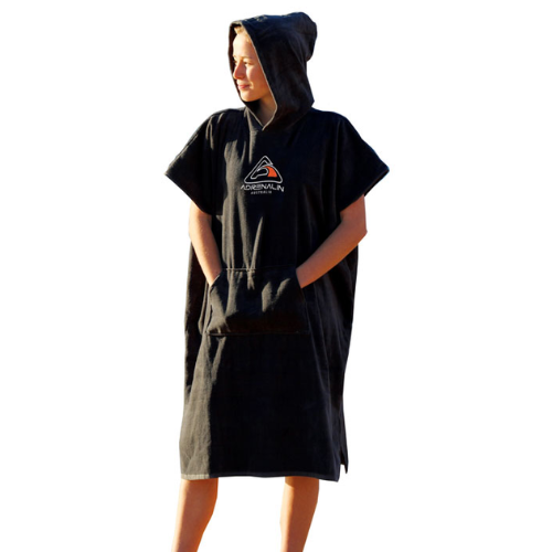 Adrenalin - 2P Thermo Hooded Poncho - Black