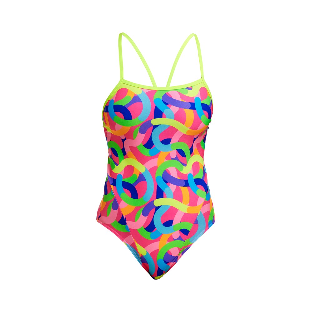 Funkita - Womens - Single Strap One Piece - Curly Wurly