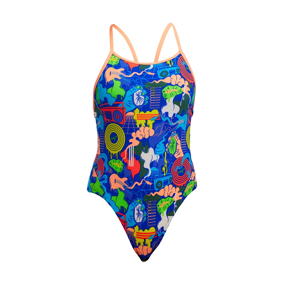 Funkita - Girls - Diamond Back One Piece - Blues Baby