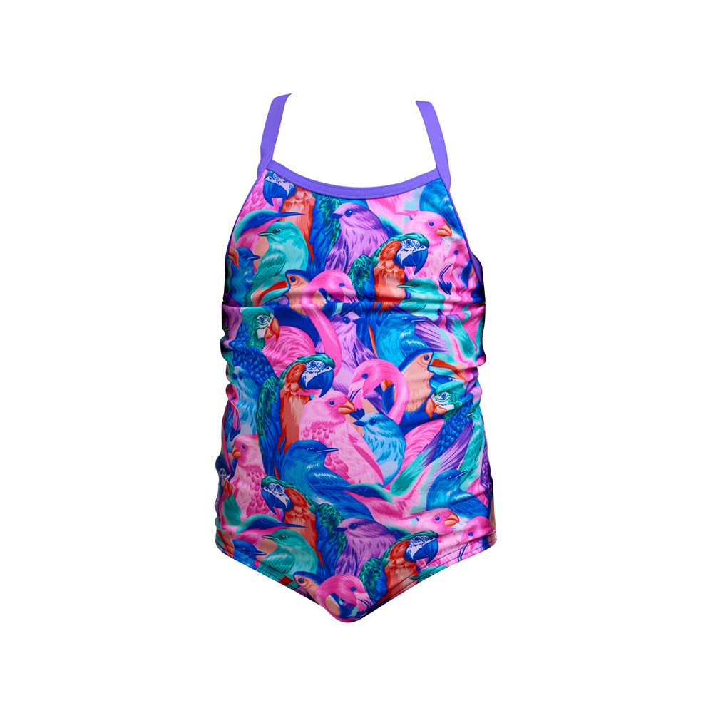 Funkita - Toddler Girls - Printed One Piece - Birds Gone Wild