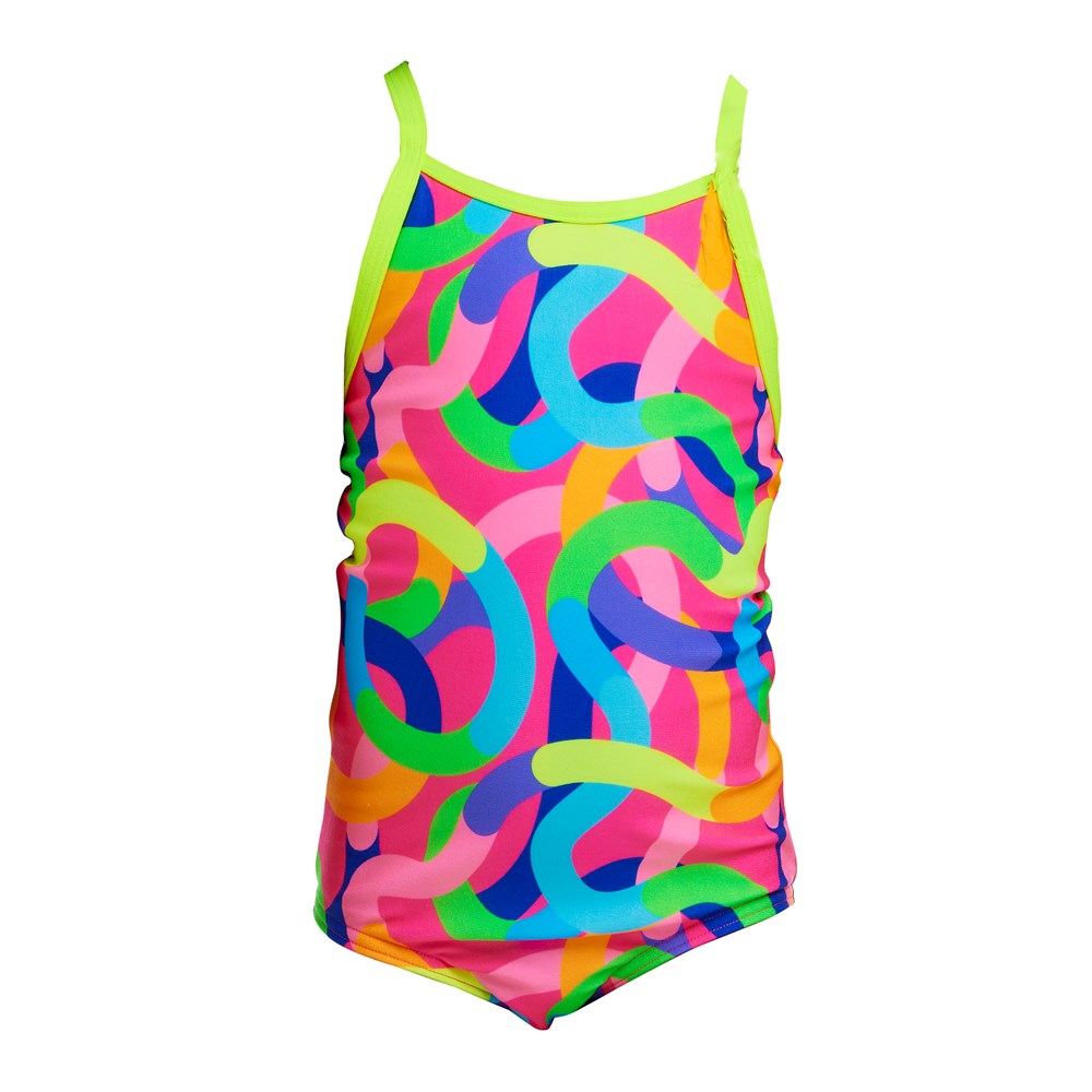 Funkita - Toddler Girls - Printed One Piece - Curly Wurly