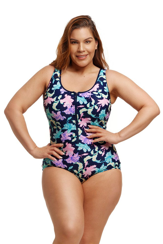 Funkita - Womens - Zip Front One Piece - Fast Flow