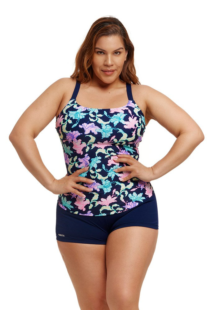 Funkita - Womens - Scoop Neck Tankini Top - Fast Flow