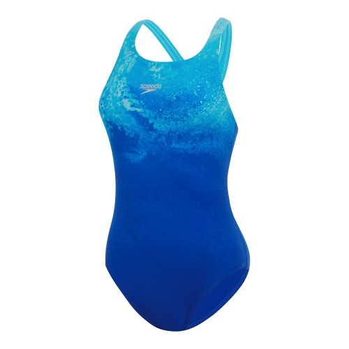 Speedo - Womens - Endurance+ Placement Medalist One Piece - True Cobalt/Picton Blue