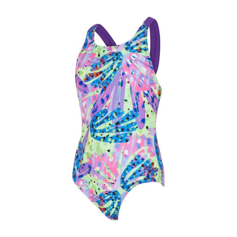 Zoggs - Girls - Flyback One Piece - Sea Petal