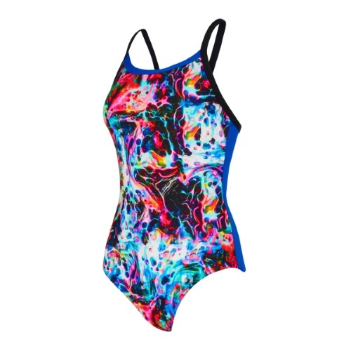 Zoggs - Womens - Strikeback One Piece - Liquid Lava