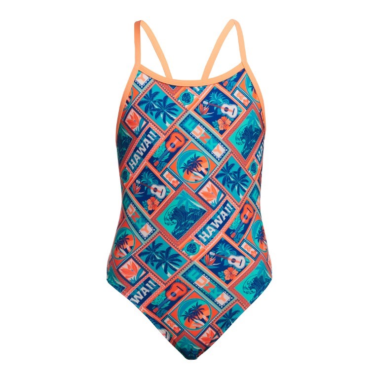 Funkita - Girls - Single Strap One Piece - Tiki Tango