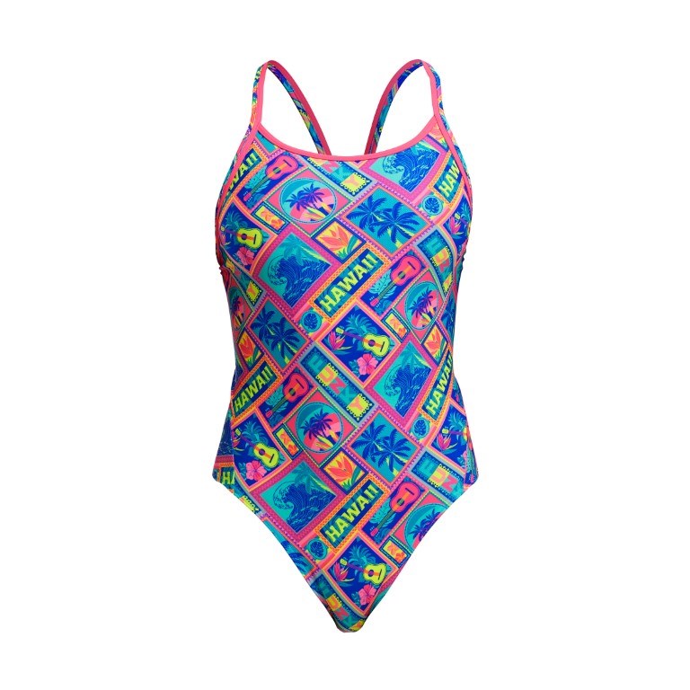 Funkita - Womens - Diamond Back One Piece - Coco Canel