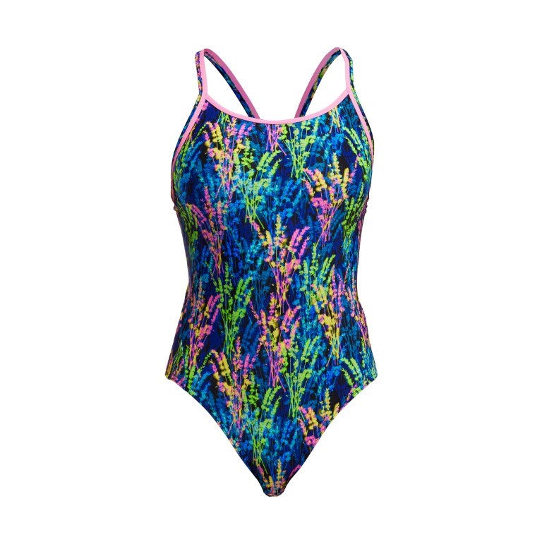 Funkita - Womens - Diamond Back One Piece - Midnight Meadow