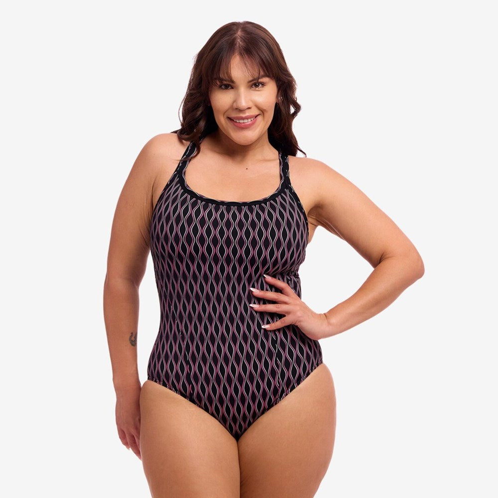 Funkita - Womens - Locked In Lucy One Piece - Curvy Queen