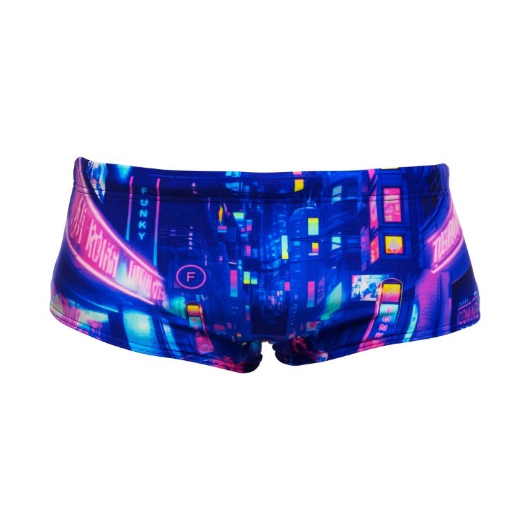 Funky Trunks - Mens - Sidewinder Trunk - Cyber City