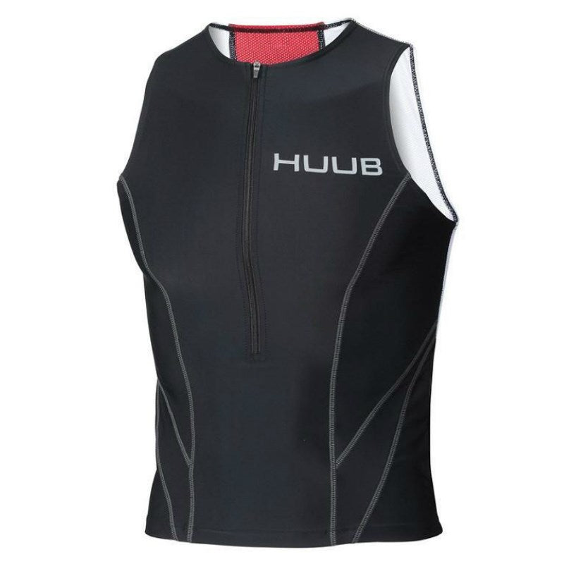 HUUB - Mens - Essential Tri Top - 18/19 - Black/Red