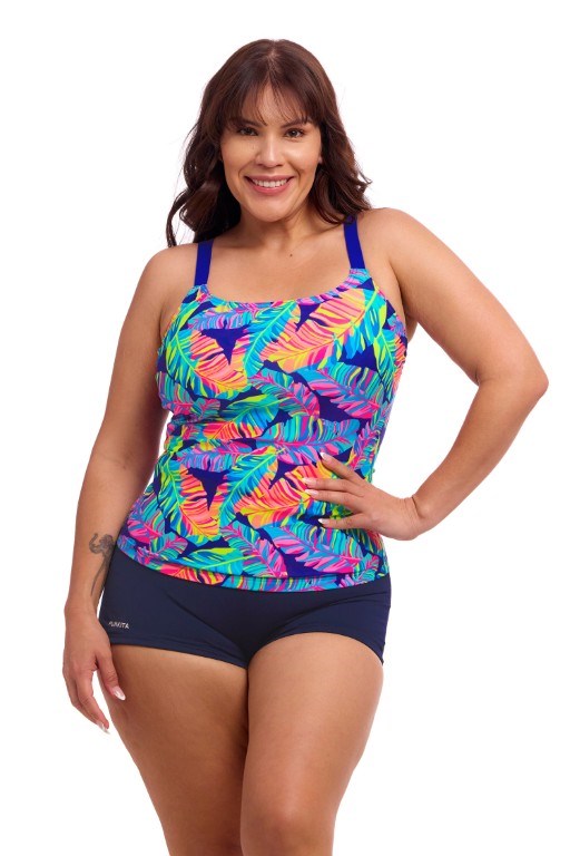 Funkita - Womens - Scoop Neck Tankini Top - Leaving Today